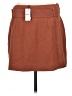 Express Solid Brown Casual Skirt Size L - photo 2