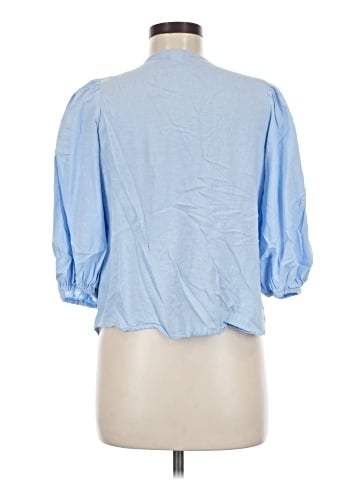 H&M 3/4 Sleeve Button-Down Shirt (view 2)