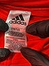 Adidas 100% Polyester Red Track Jacket Size 10 - 12 - photo 3