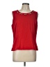 Sharon Young 100% Polyester Red Sleeveless Blouse Size 12 - photo 1