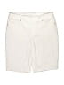 Chico's Solid Ivory Shorts Size Med (1.5) - photo 1
