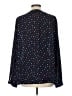 Talbots Outlet 100% Polyester Polka Dots Black Long Sleeve Blouse Size L - photo 2