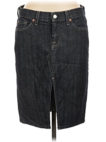 7 For All Mankind Denim Skirt (view 1)