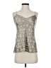 Vince. 100% Silk Silver Sleeveless Top Size XS - photo 1