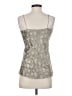 Vince. 100% Silk Silver Sleeveless Top Size XS - photo 2