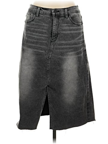 Kensie Denim Skirt (view 1)
