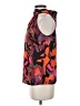 Flounce 100% Silk Orange Sleeveless Silk Top Size S - photo 5