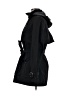 Gap 100% Polyester Black Trenchcoat Size M - photo 5