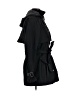 Gap 100% Polyester Black Trenchcoat Size M - photo 4
