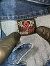 Real Love Blue Denim Jacket Size 10 - 12 - photo 3