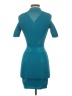 Alexander Wang 100% Polyester Argyle Teal Blue Cocktail Dress Size XS - photo 2