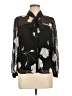 Monteau 100% Polyester Black 3/4 Sleeve Blouse Size L - photo 1
