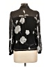 Monteau 100% Polyester Black 3/4 Sleeve Blouse Size L - photo 2
