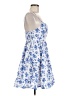 H&M Floral Blue Casual Dress Size M - photo 4