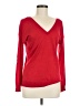 Zara Solid Red Long Sleeve Top Size M - photo 1