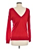 Zara Solid Red Long Sleeve Top Size M - photo 2