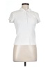 J.Crew Solid Ivory Short Sleeve Blouse Size L - photo 1