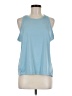 Nike 100% Polyester Blue Sleeveless T-Shirt Size L - photo 1