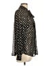Veronica M. 100% Polyester Polka Dots Black Long Sleeve Blouse Size L - photo 4
