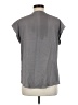 Lucca Couture 100% Polyester Gray Short Sleeve Blouse Size M - photo 2
