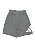 Adidas 100% Polyester Graphic Gray Athletic Shorts Size 8 - photo 1
