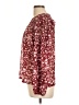 Maje 100% Polyester Burgundy Long Sleeve Blouse Size Lg (3) - photo 5