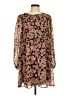 Sanctuary 100% Polyester Print Brown Casual Dress Size S - photo 1