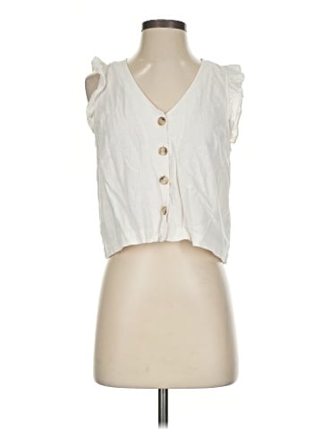 Madewell Sleeveless Button-Down Shirt (view 1)