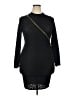 curvy sense Argyle Black Cocktail Dress Size 2X - photo 1