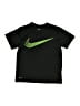 Nike 100% Polyester Black Active T-Shirt Size S (kids) - photo 1