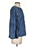 BCBGMAXAZRIA Blue 3/4 Sleeve Blouse Size S - photo 4