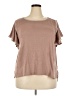 Max Studio Brown Short Sleeve T-Shirt Size 2X - photo 1