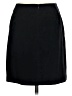 Cache Solid Black Casual Skirt Size 4 - photo 2