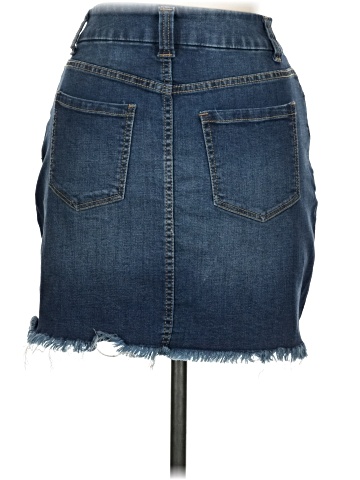 No Boundaries Denim Skirt (view 2)