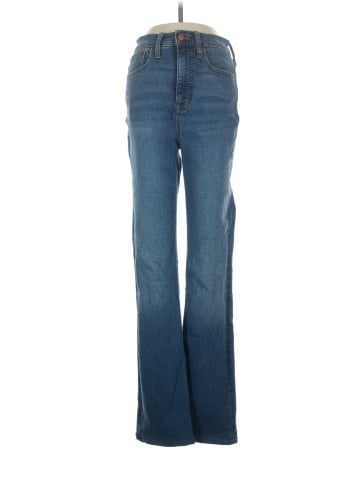 Madewell Skinny Flare Jeans in Elevere Wash (view 1)