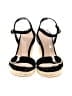 Stuart Weitzman 100% Leather Black Wedges Size 10 - photo 2