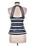 Jantzen 100% Polyamide Stripes Blue Tank Top Size M - photo 2