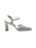 Stuart Weitzman Silver Heels Size 7 - photo 1