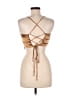 Double Zero 100% Polyester Gold Sleeveless Top Size L - photo 2