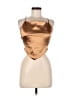 Double Zero 100% Polyester Gold Sleeveless Top Size L - photo 1