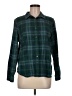 L.L.Bean Plaid Green Long Sleeve Button-Down Shirt Size M (petite) - photo 1