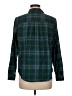 L.L.Bean Plaid Green Long Sleeve Button-Down Shirt Size M (petite) - photo 2