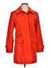 Talbots Orange Trenchcoat Size 2 Petite - photo 1