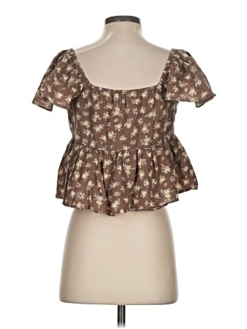 American Eagle Outfitters Short Sleeve Blouse (view 2)
