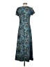 Peruvian Connection Paisley Blue Casual Dress Size S - photo 2