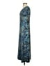 Peruvian Connection Paisley Blue Casual Dress Size S - photo 5