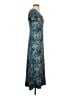 Peruvian Connection Paisley Blue Casual Dress Size S - photo 4