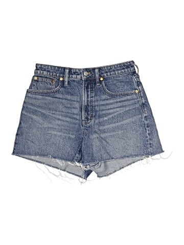 Madewell The Curvy Perfect Jean Short in Burnett Wash: TENCEL&trade; Denim Edition (view 1)