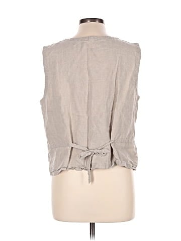 Eileen Fisher Sleeveless Button-Down Shirt (view 2)
