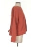 Lucky Brand 100% Cotton Orange Pullover Sweater Size S - photo 4